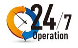 24H / 7 Operation